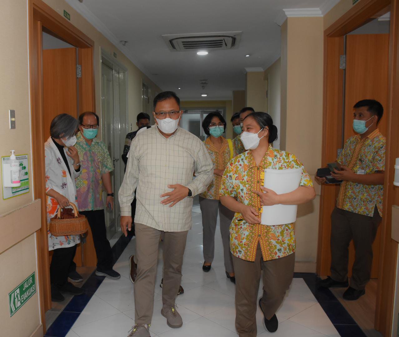 Kunjungan BURt DPR ke RS Adi Husada Undaan Wetan