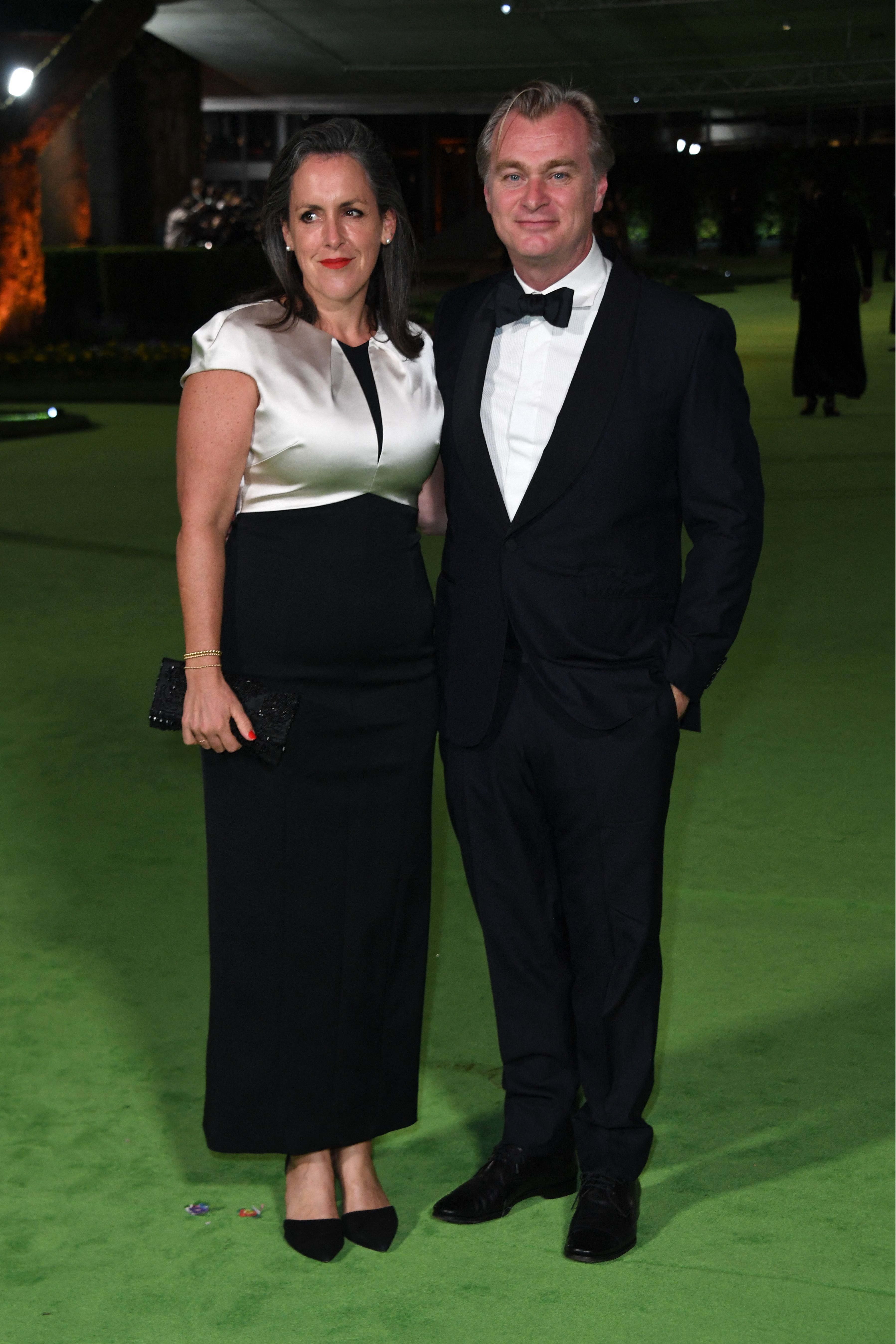 Sutradara Christopher Nolan (kanan) dan istri Emma Thomas 