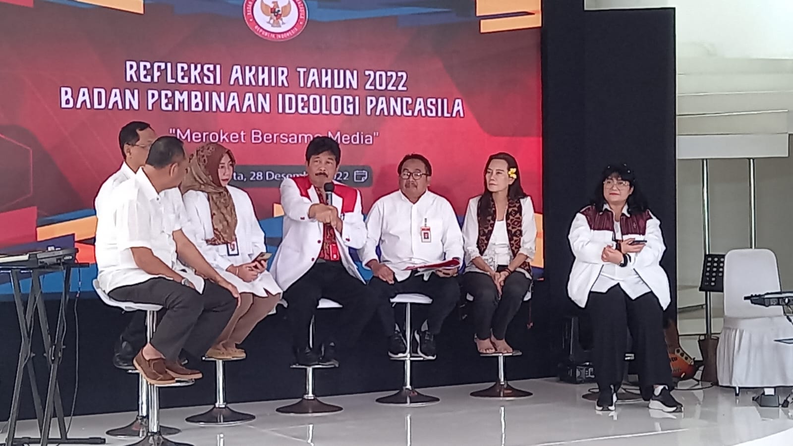 Badan Pembinaan Ideologi Pancasila (BPIP) menyelenggarakan Refleksi Akhir Tahun 2022 di Jakarta, Rabu, (28/12)