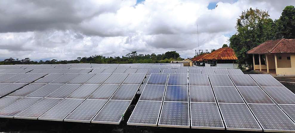 Pembangkit Listrik Tenaga Surya (PLTS) Bangli dengan daya 1 MWp di Kabupaten Bangli, Bali.