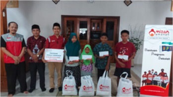 Penyaluran Zakat LAZ MIzan Amanah