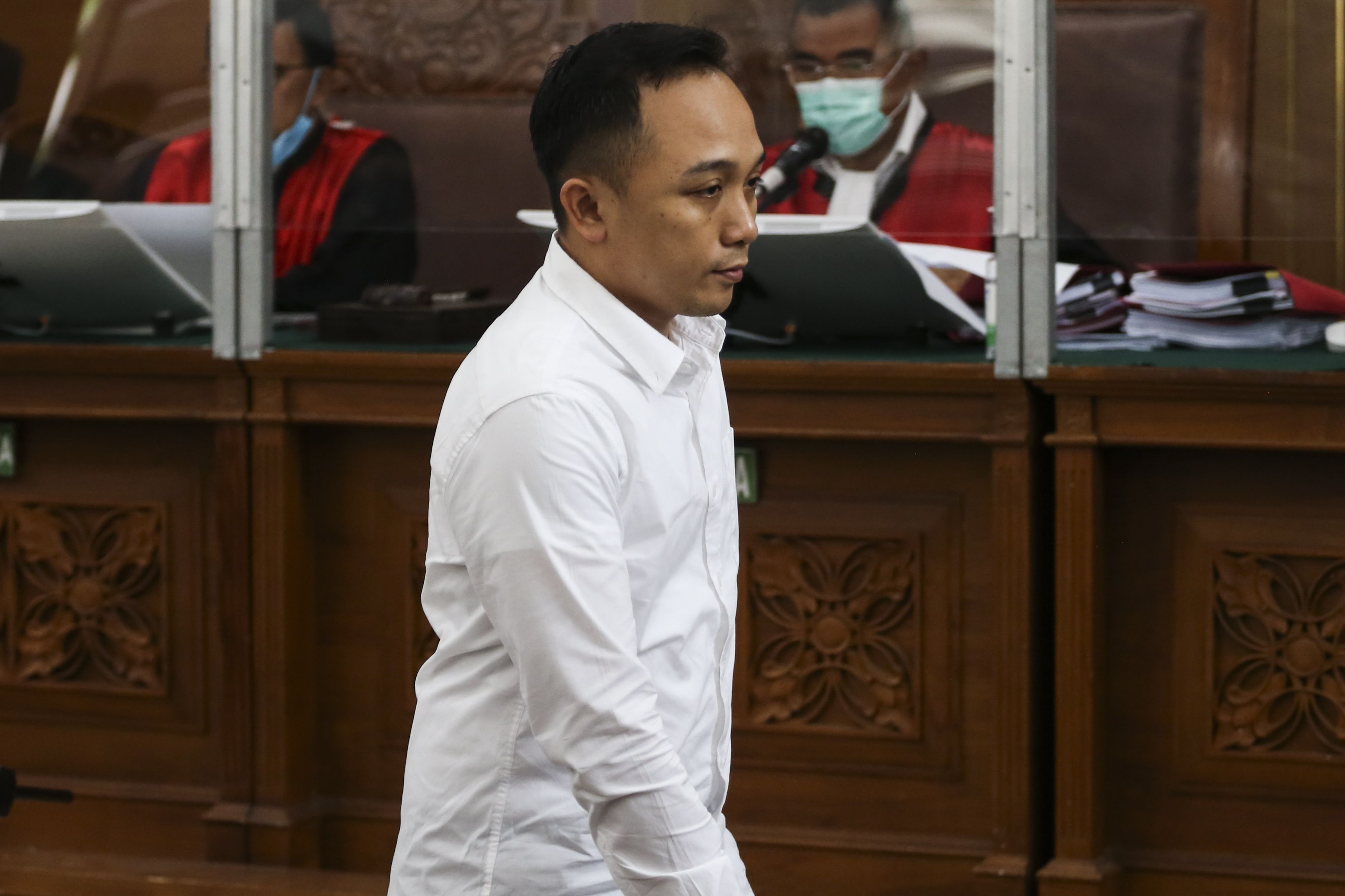 Terdakwa kasus pembunuhan berencana terhadap Nofriansyah Yosua Hutabarat atau Brigadir J, Ricky Rizal.