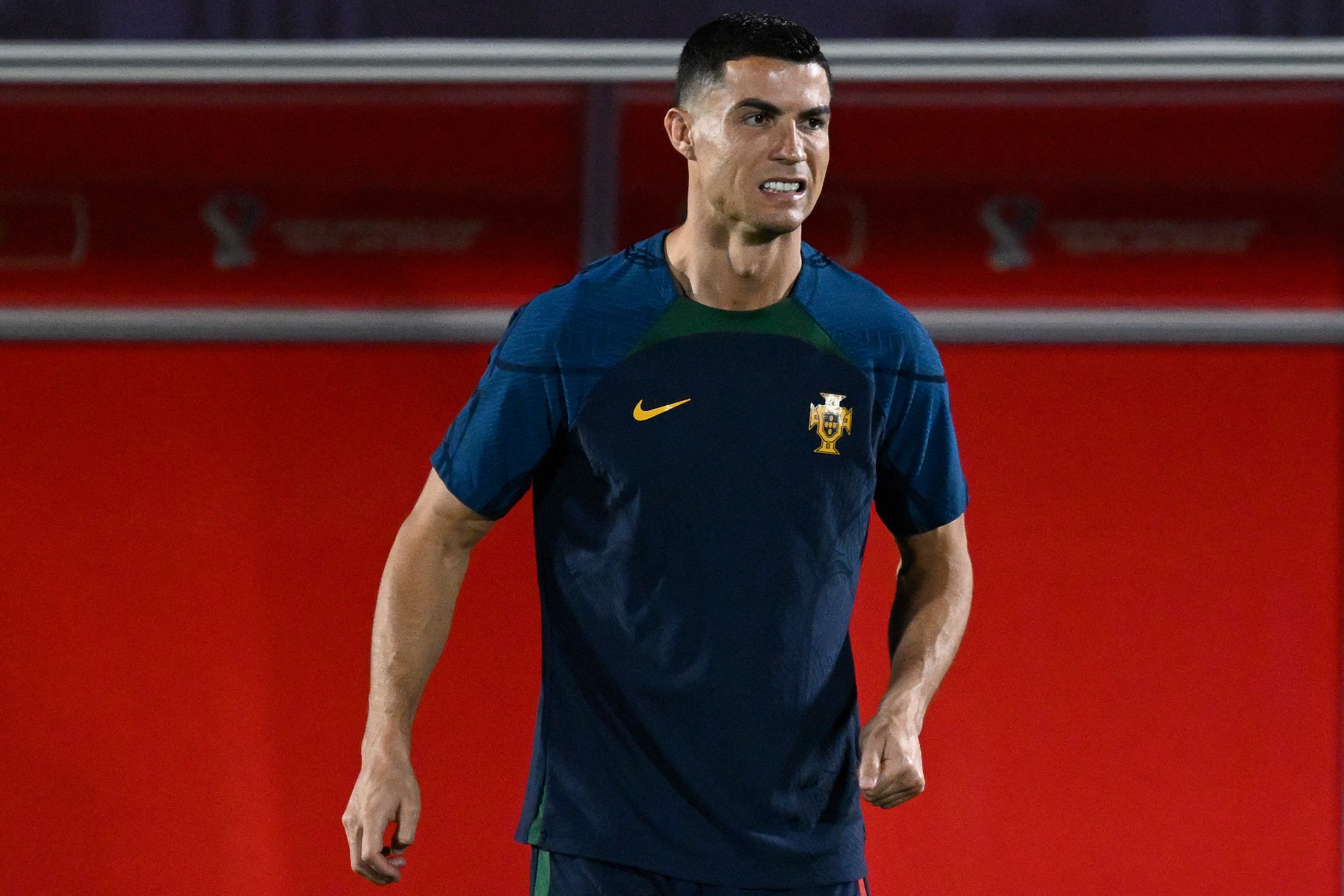 Penyerang timnas Portugal Cristiano Ronaldo