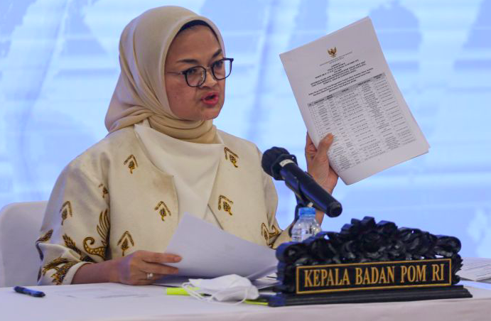 Kepala Badan POM Penny K Lukito.