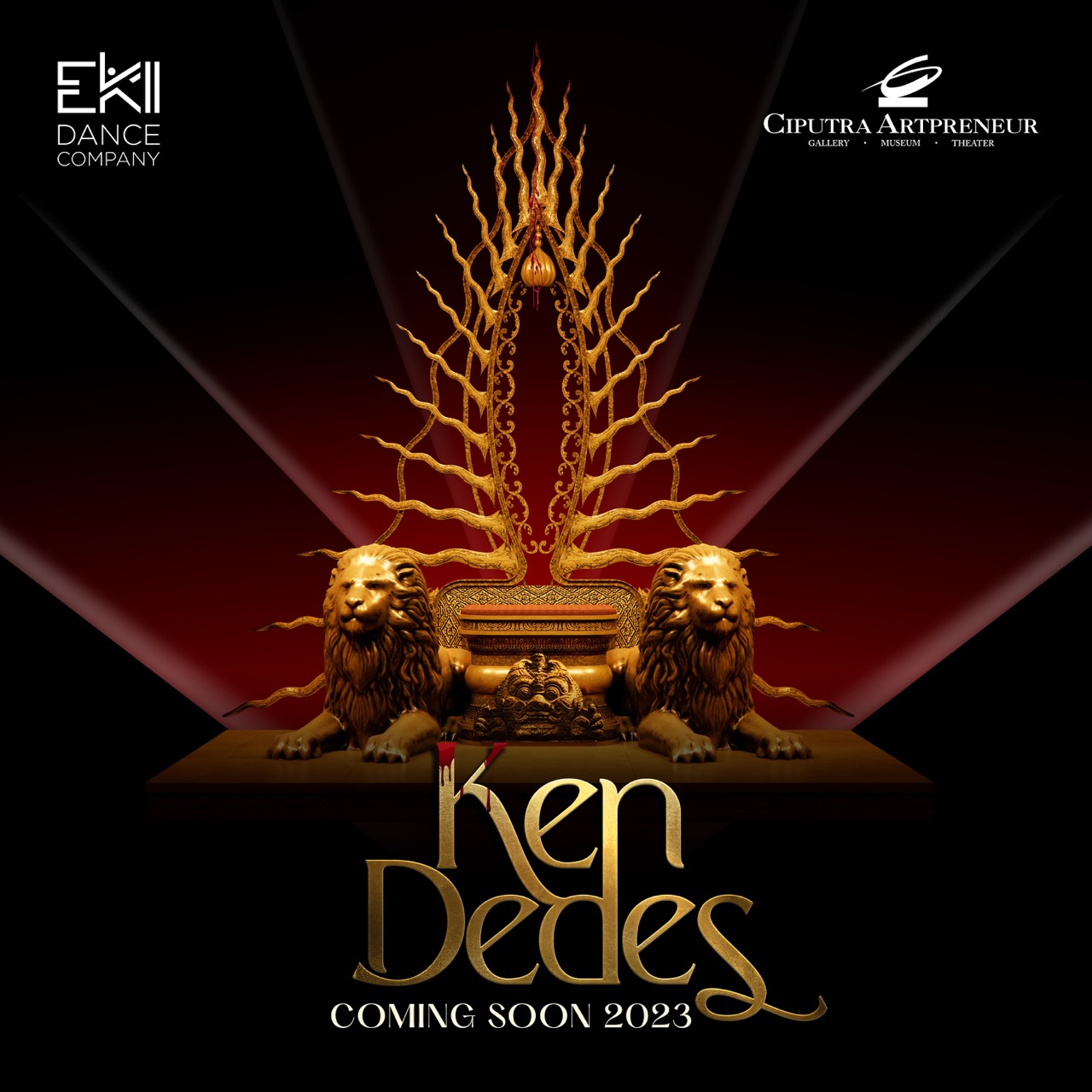 Poster pertunjukan musikan Ken Dedes