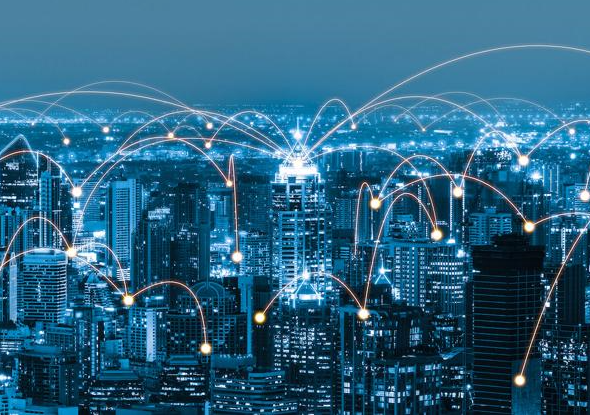 Ilustrasi smart building.