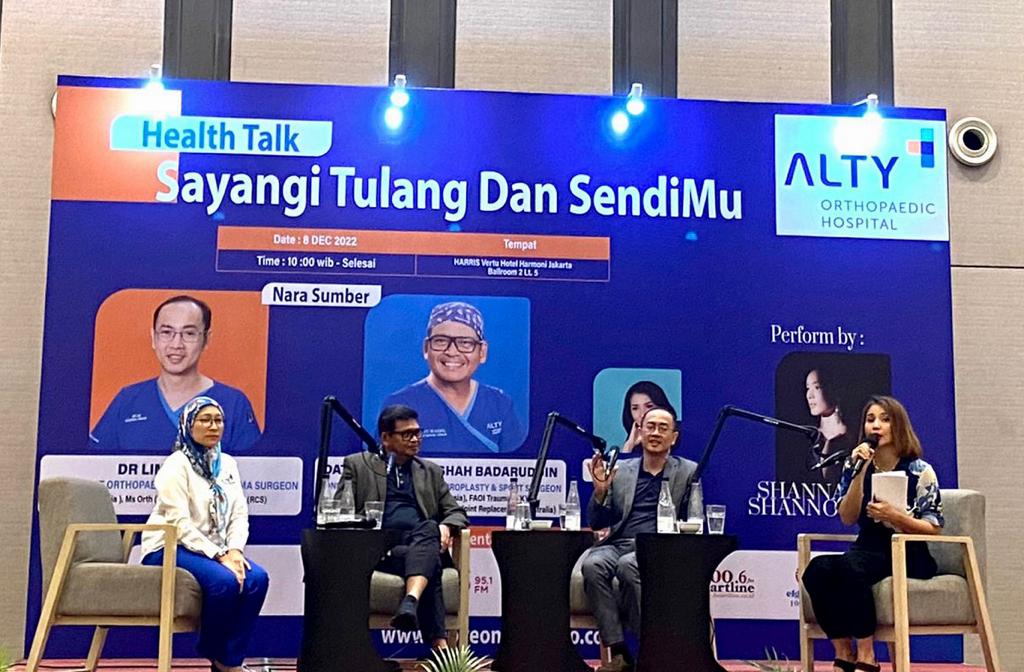 ALTY Orthopaedic Hospital menggelar Health Talk tentang tulang dan sendi di Kuala Lumpur, Malaysia.