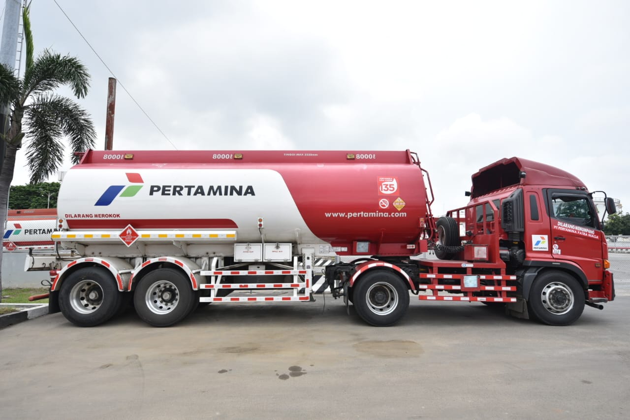 Mobil tangki Pertamina 
