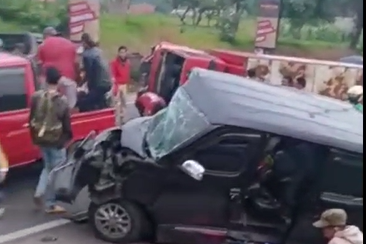 Kecelakaan di jalur Cirebon-Kuningan.