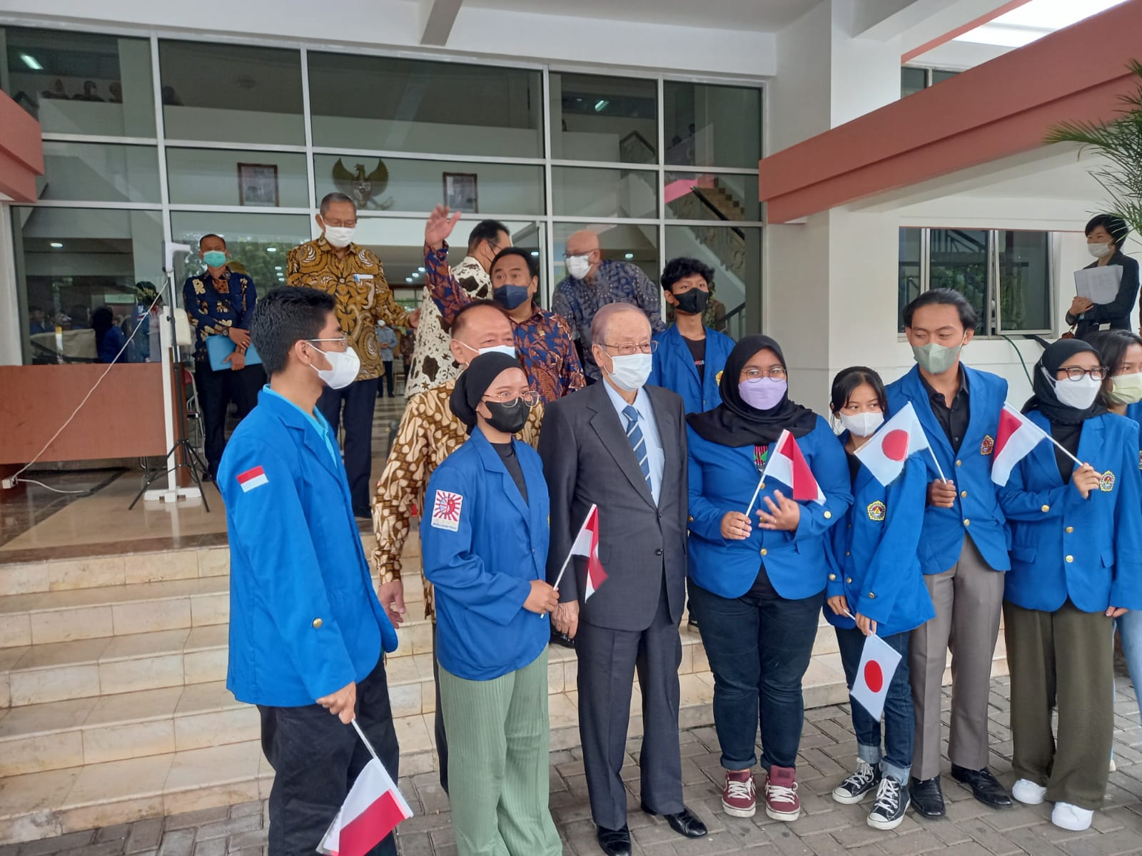 Eks Perdana Menteri Jepang Yasuo Fukuda berkunjung ke Universitas Darma Persada