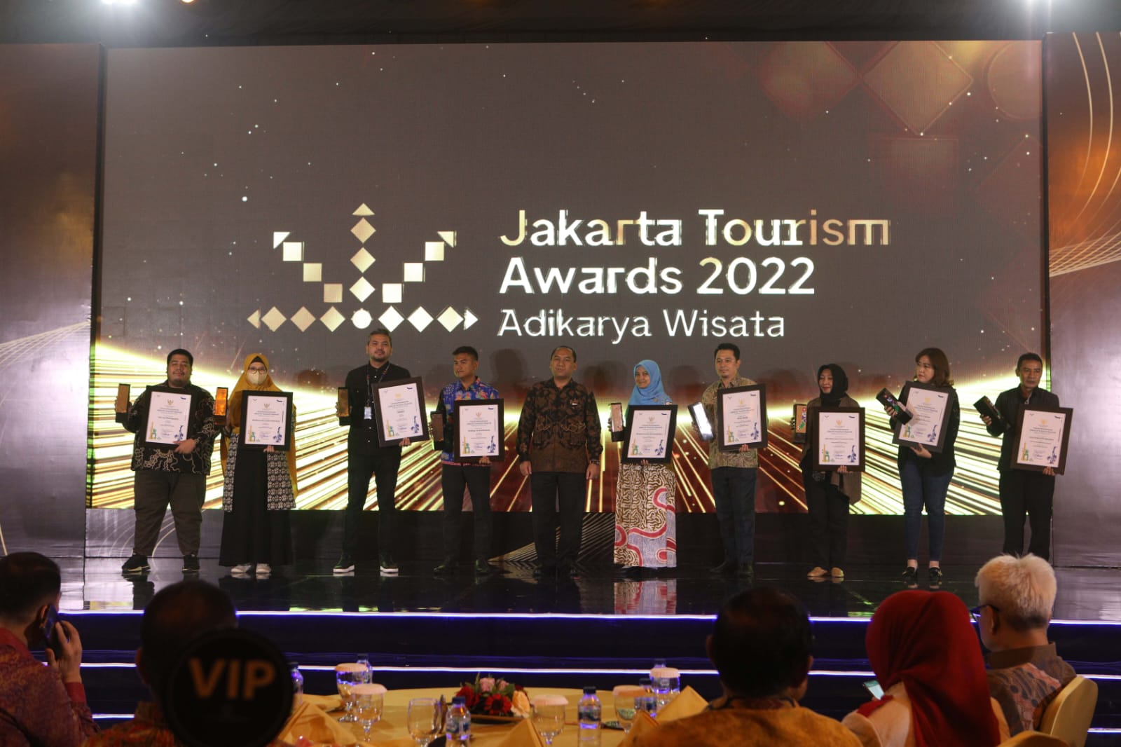 Acara Jakarta Tourism Award 2022 digelar di Hotel Borobudur, Jakarta Pusat.