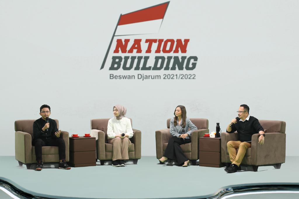 Pelatihan Nation Building Beswan Djarum 2021/2022 diadakan secara virtual dan diikuti oleh 520 Beswan Djarum. 