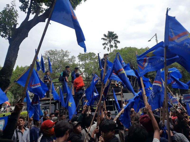 Demo Prima dan Republikku di KPU