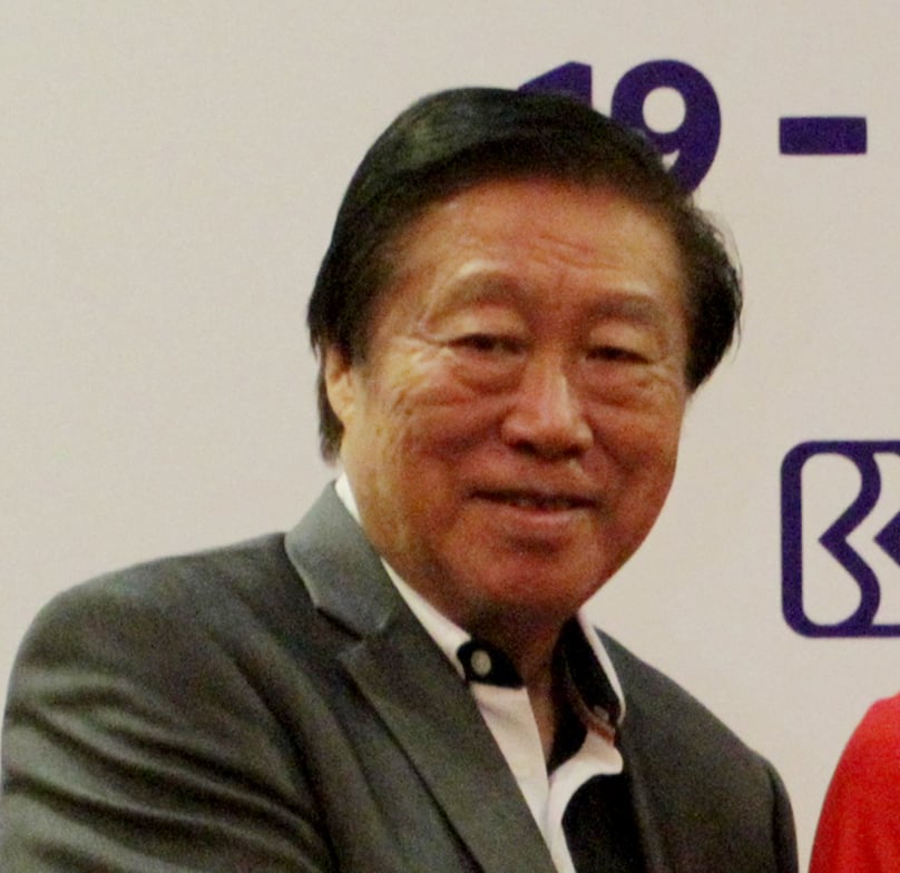 Ketua Umum Pengurus Besar Persatuan Golf Indonesia Murdaya Po.