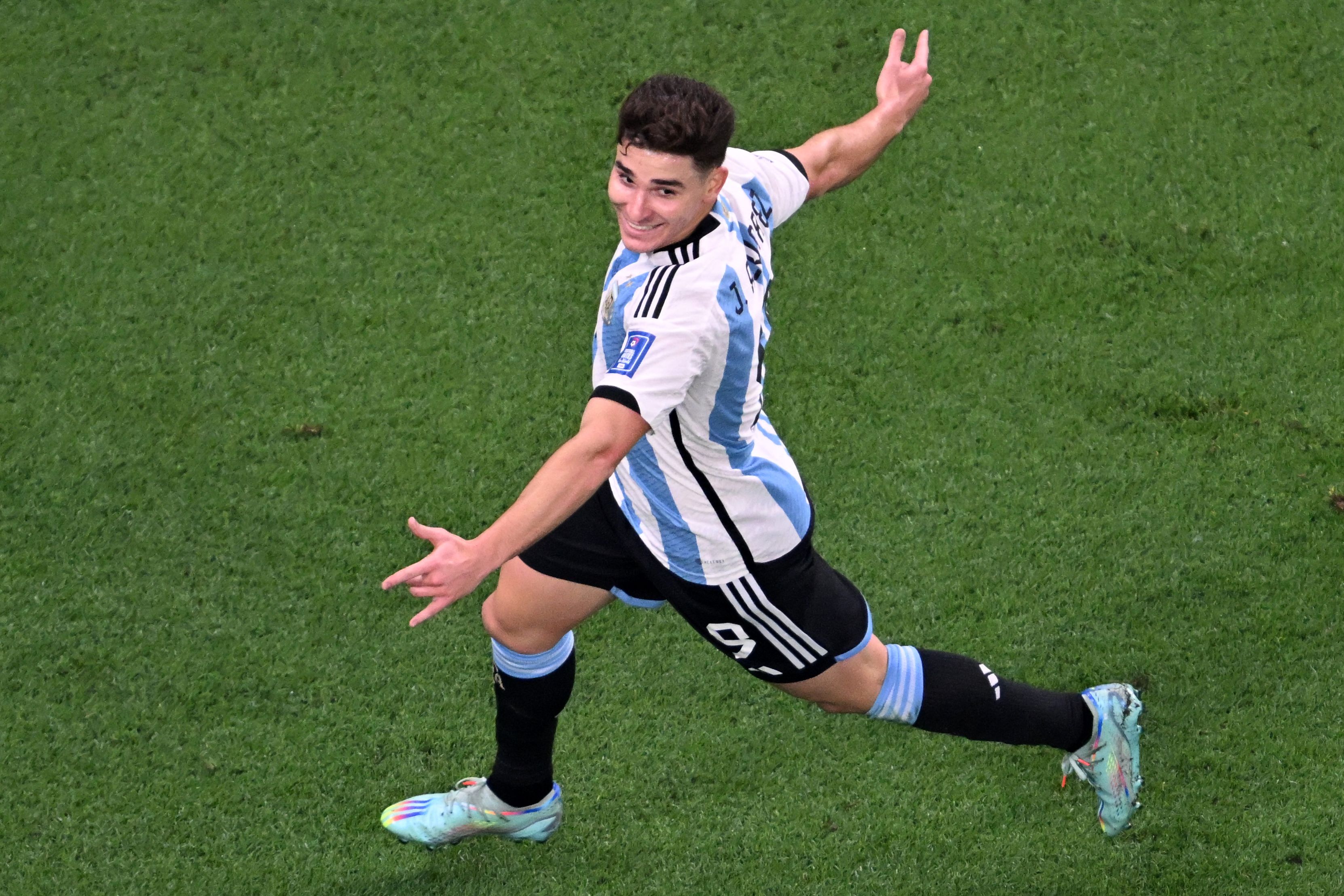 Penyerang timnas Arrgentina Julian Alvarez