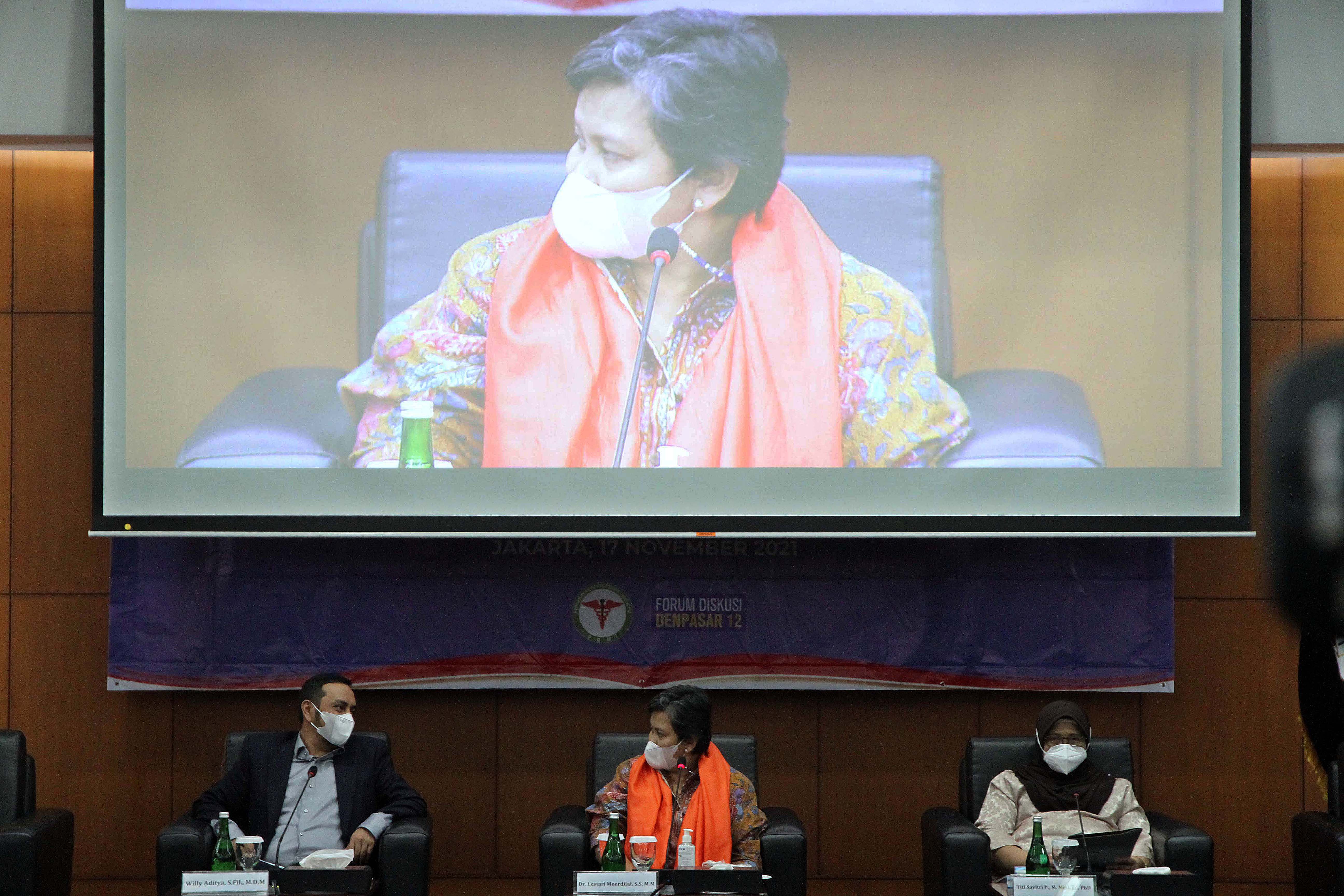 Pembahasan RUU Pendidikan Kedokteran di Ruang Delegasi Gedung Nusantara V, Kompleks Parlemen Senayan, Jakarta, Rabu (17/11/2021)