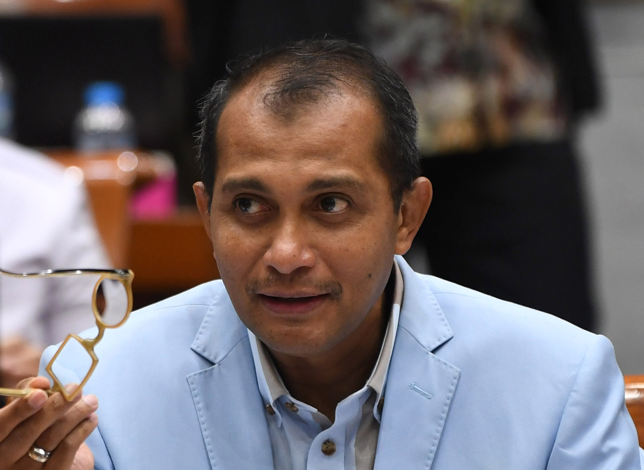 WAKIL Menteri Kementerian Hukum dan Hak Asasi Manusia (HAM) Edward Omar Sharif Hiariej