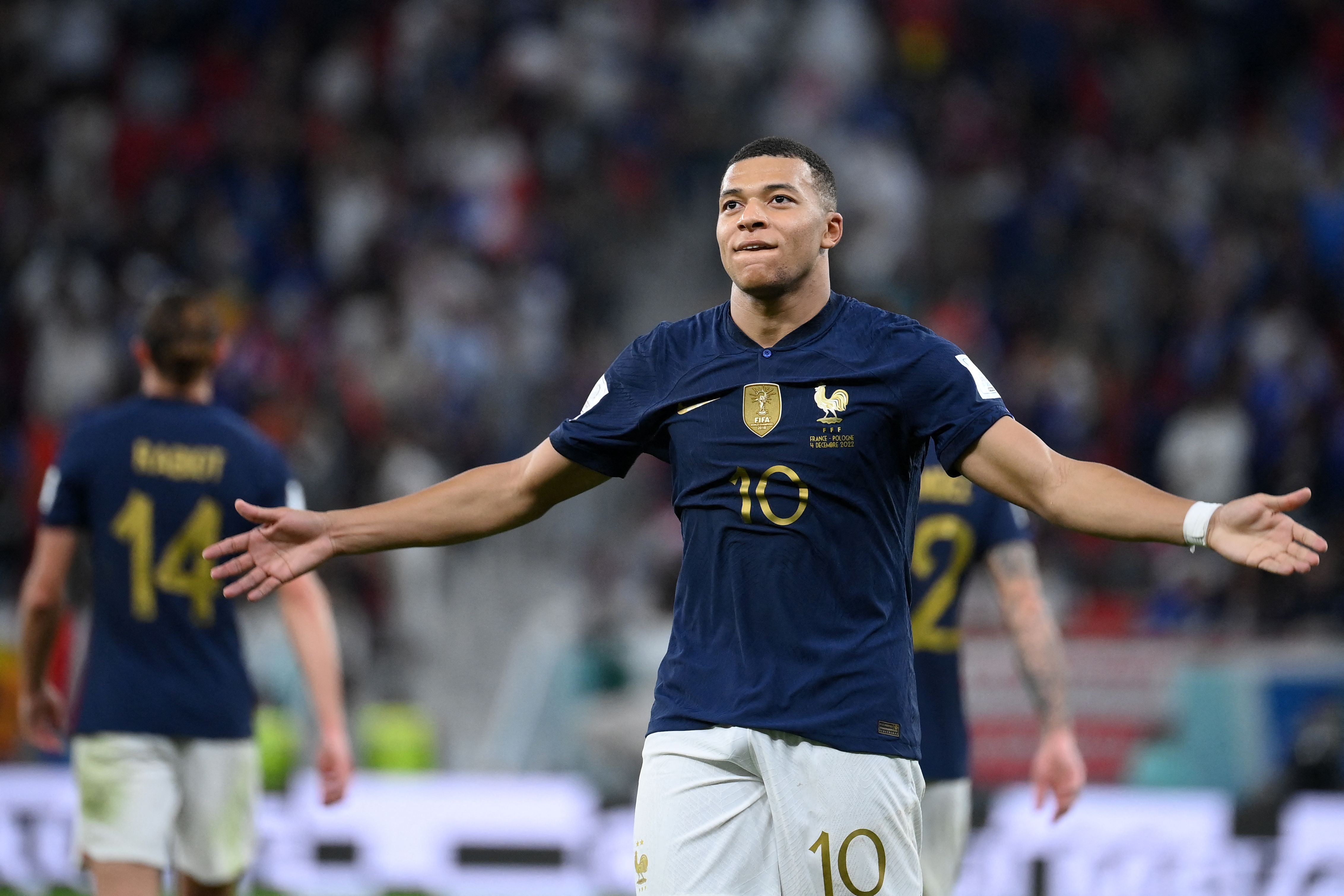 Penyerang timnas Prancis Kylian Mbappe