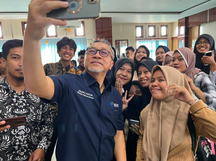 Mendag Zulkifli Hasan mengunjungi Universitas Muhammadiyah Sorong.