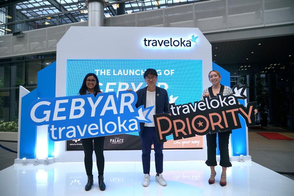 Platform travel Traveloka meluncurkan kompetisi Gebyar Traveloka di Jakarta.