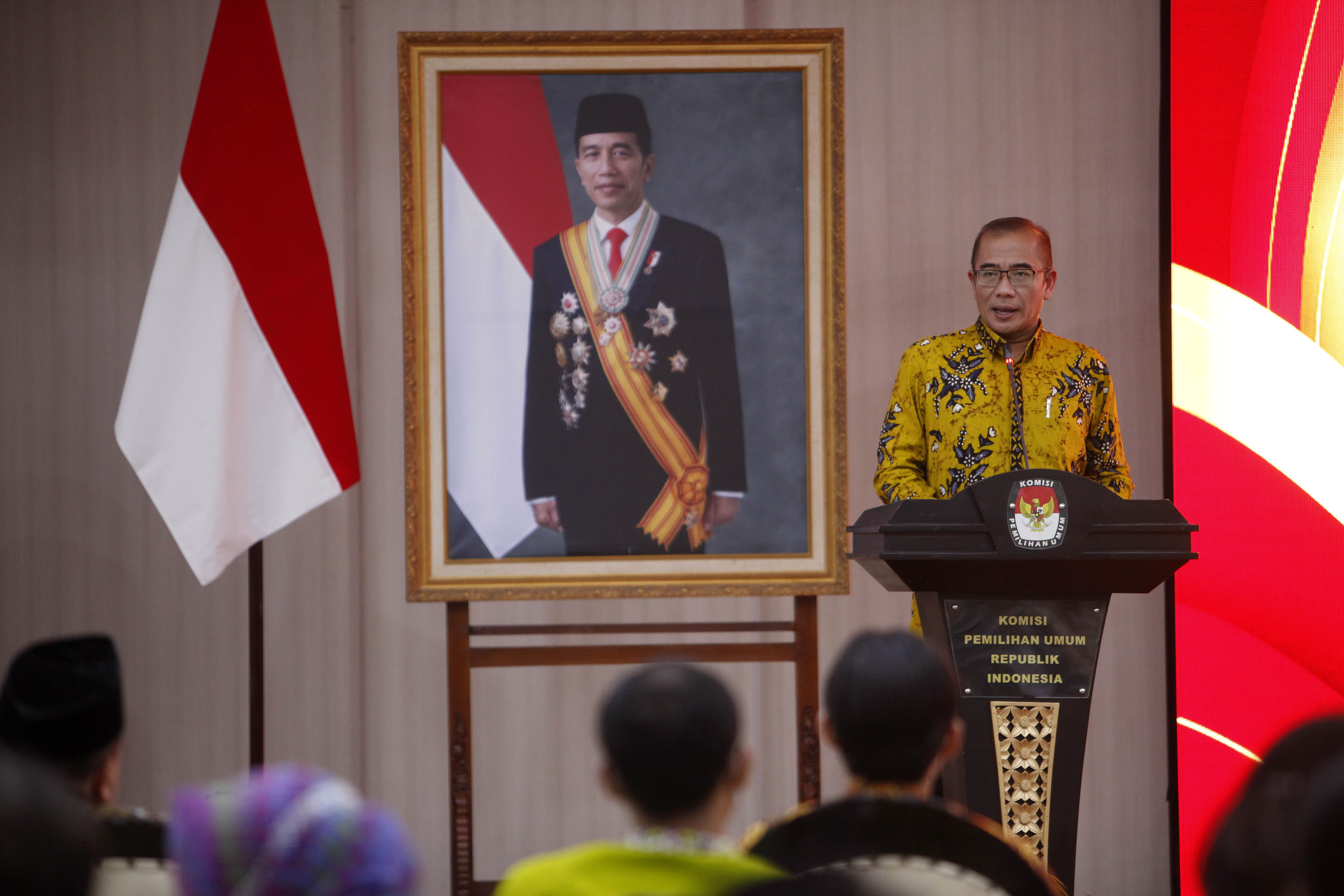 Ketua Komisi Pemilihan Umum (KPU) Hasyim Asy'ari 