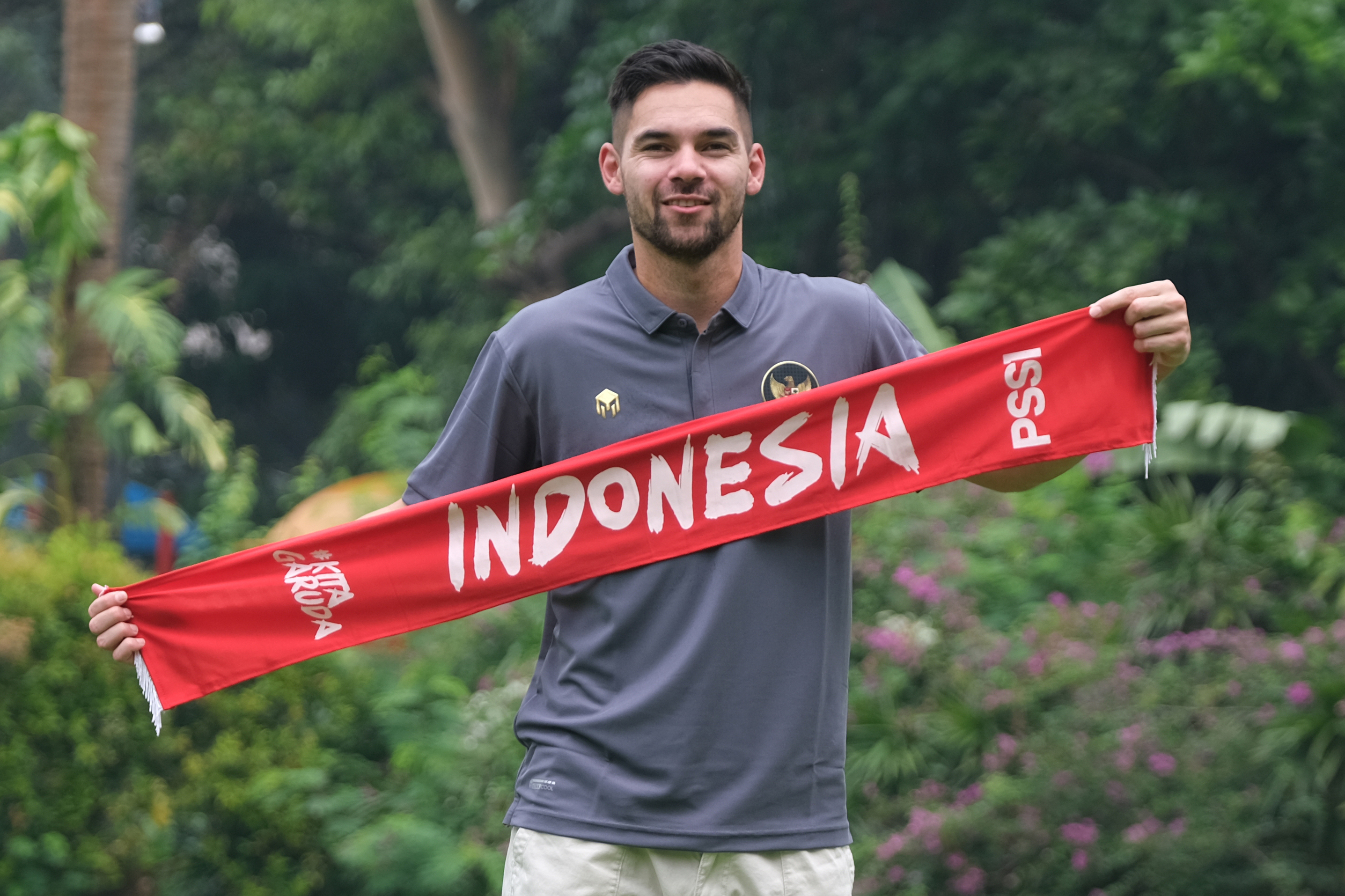 Pemain timnas Indonesia Sandy Walsh 