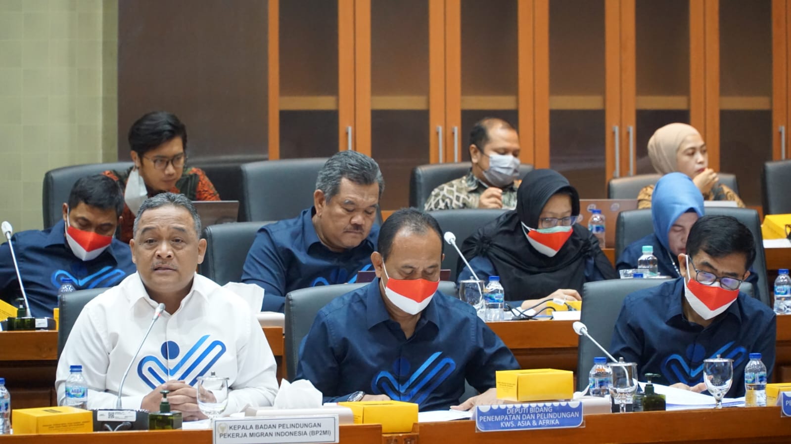 Rapat dengar pendapat komisi IX DPR dengan BP2MI.