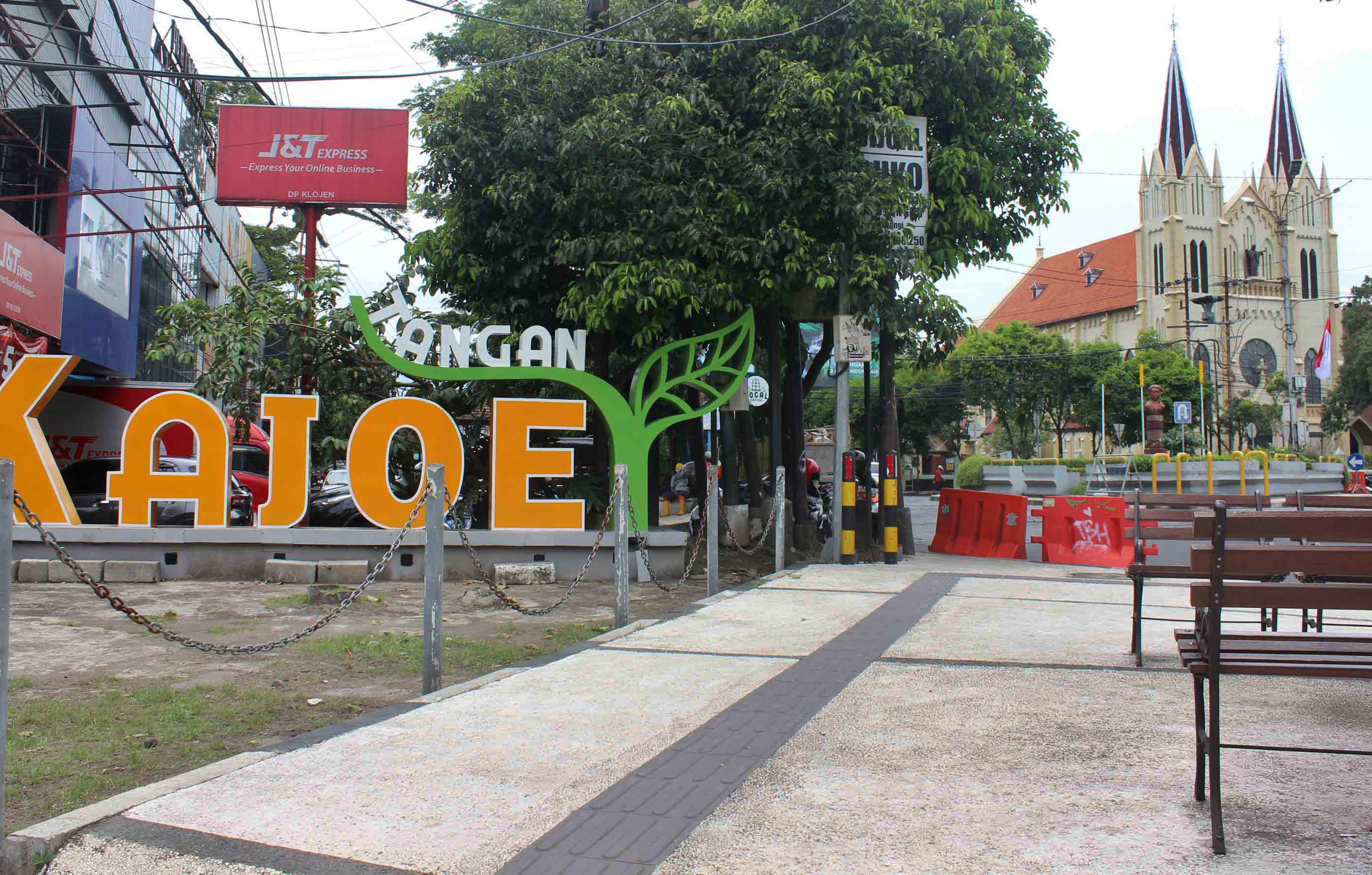 Suasana Kayutangan Heritage, Kota Malang, Jawa Timur.