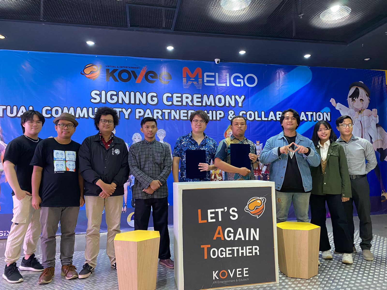 Kerja sama KOVEE, Meligo, dan Vtuber
