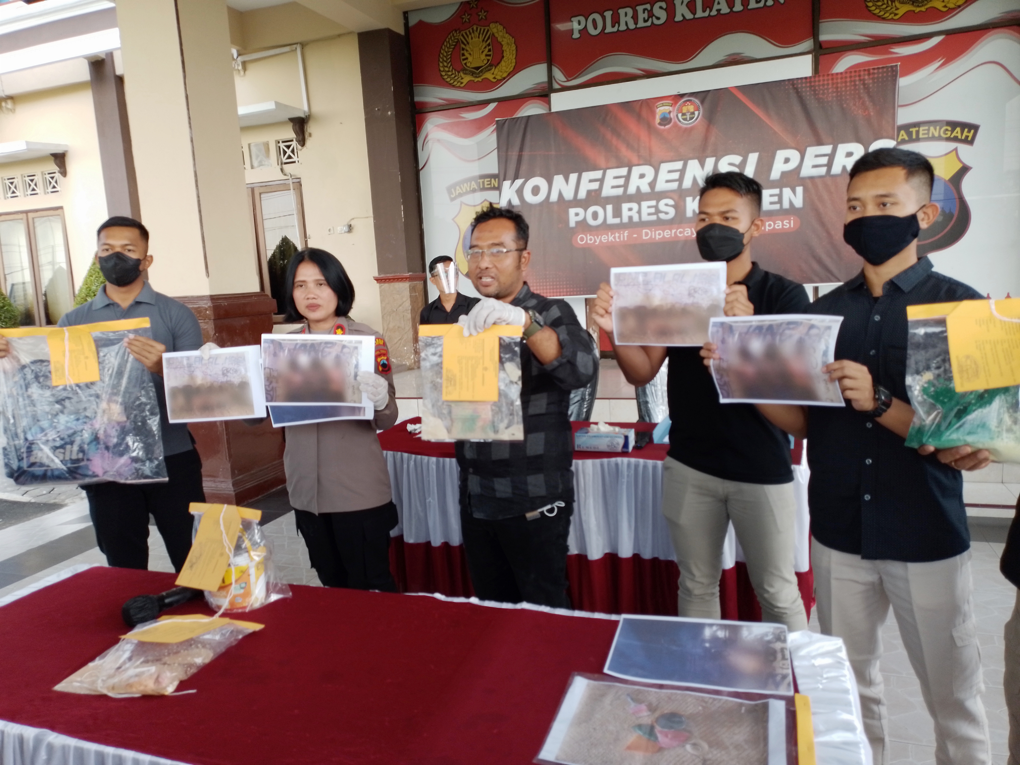 Polres Klaten Tangkap 10 Pelajar Pelaku Vandalisme