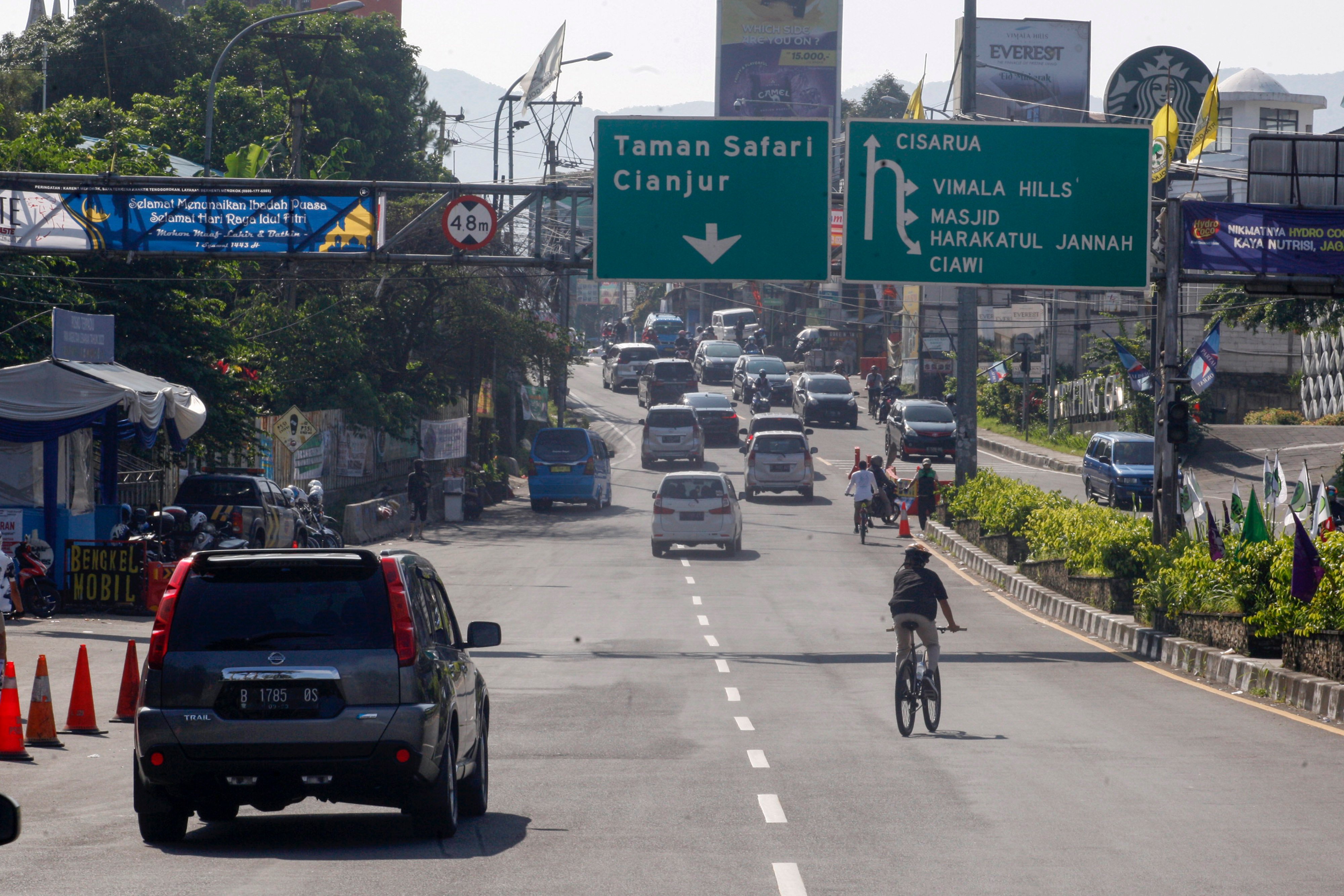 Ilustrasi arus kendaraan