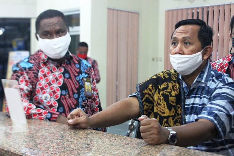 Deputi Bidang Perkoperasian Kemenkop UKM Ahmad Zabadi saat berkunjung ke NTT.