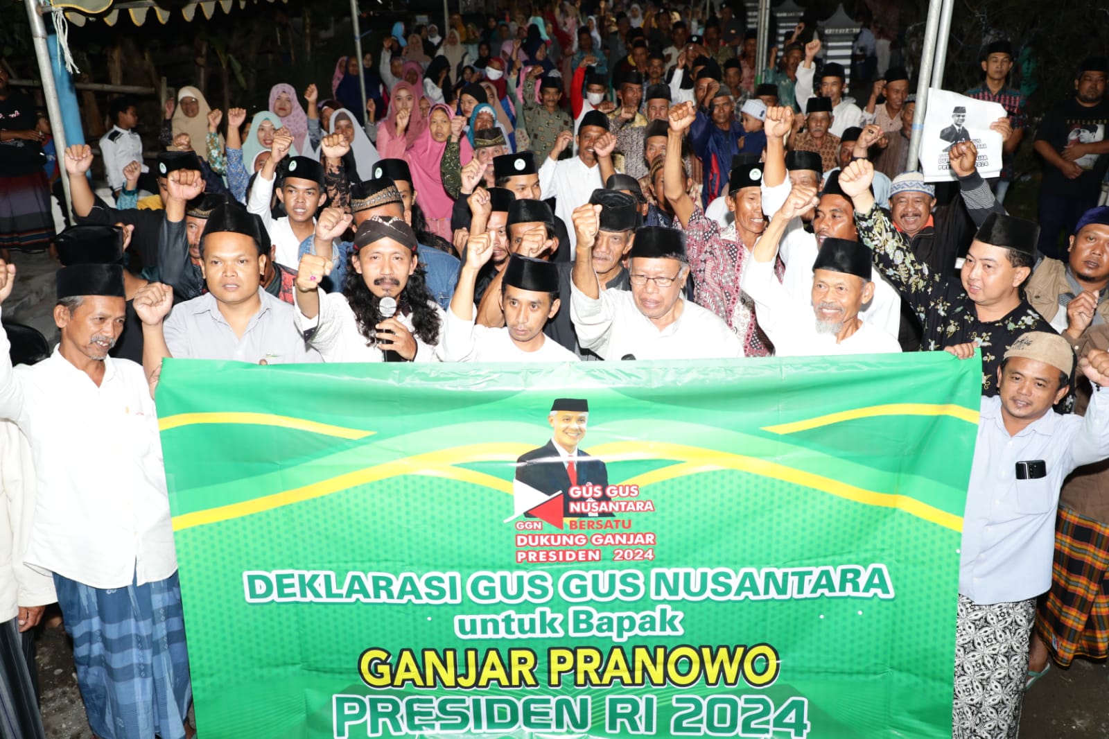 Komunitas Gus-Gus Nusantara Kabupaten Blitar menyatakan dukungan untuk Ganjar Pranowo di 2024.
