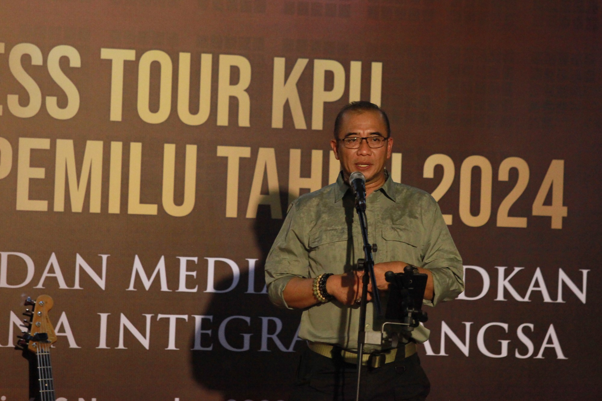 Ketua Komisi Pemilihan Umum (KPU) Hasyim Asy'ari