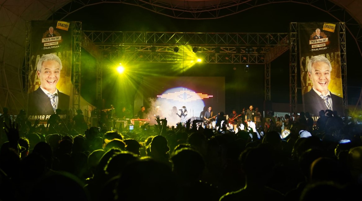 Konser Pesta Rakyat Ganjar Pranowo #2 di Pekalongan