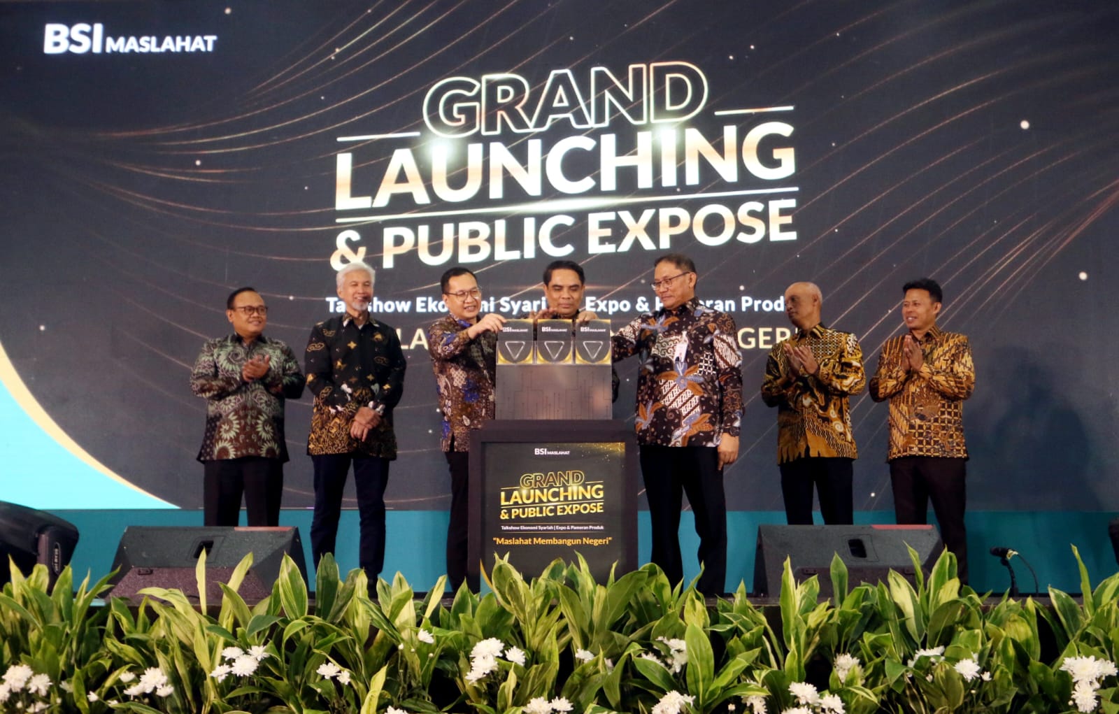 Grand Launching dan Public Expose BSI Maslahat di Jakarta, Senin (30/1)
