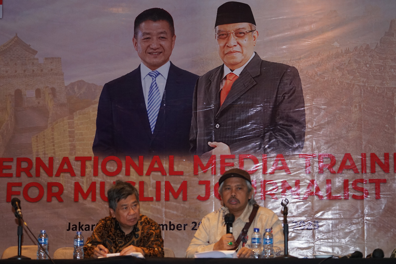 Acara “International Media Training for Muslim Journalist” di Pesantren Al Tsaqofah, Sabtu (31/12)