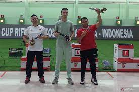 Muhamad Iqbal Sumbang Medali Pertama di Piala Dunia Menembak ISSF
