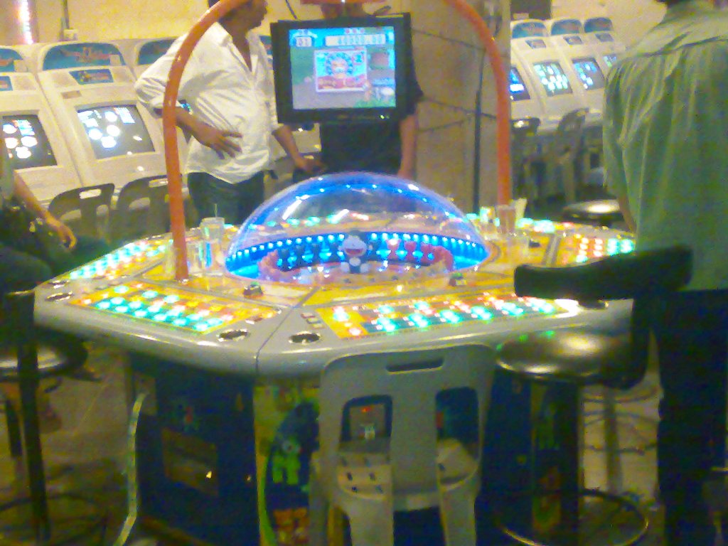 Ilustrasi tempat perjudian ketangkasan