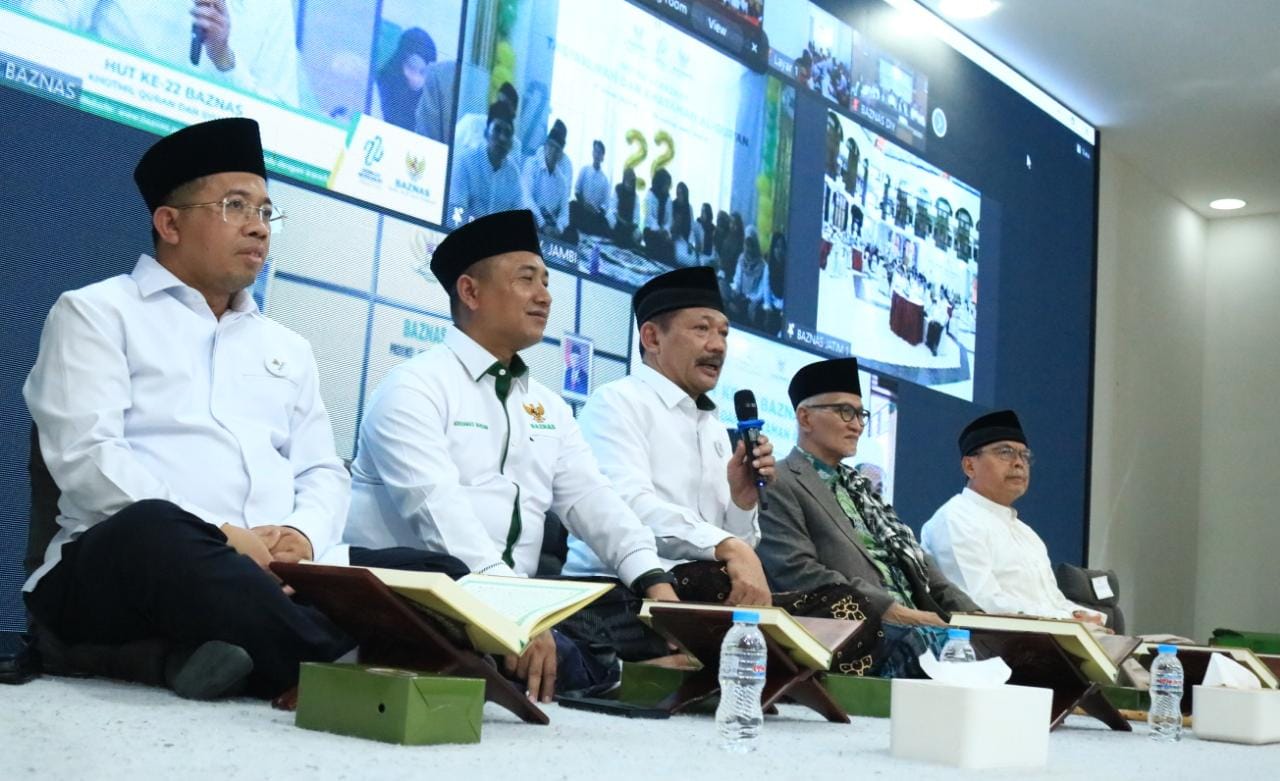 Khataman Quran dalam rangka HUT ke-22 BAZNAS RI
