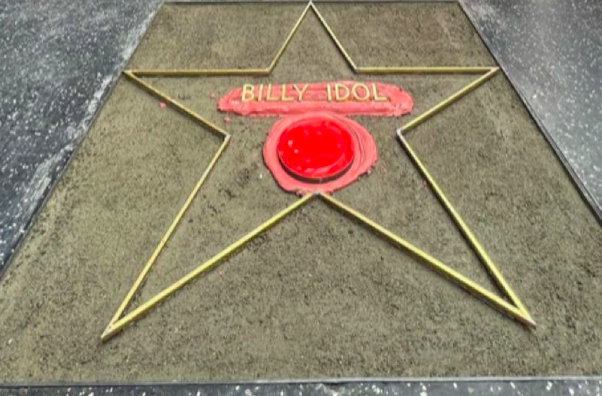 Bintang Billy Idol di Hollywood Walk of Fame