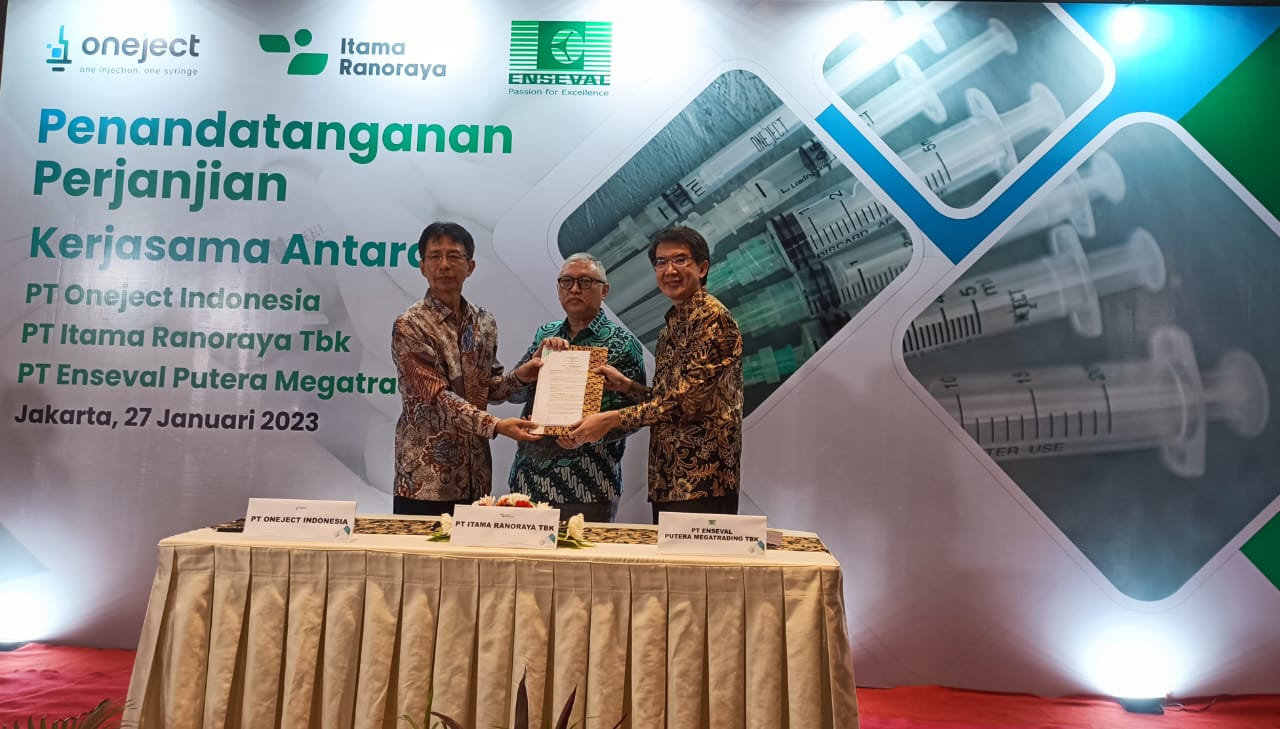 Kerja sama Oneject Indonesia dan Itama Ranoraya dengan Enseval