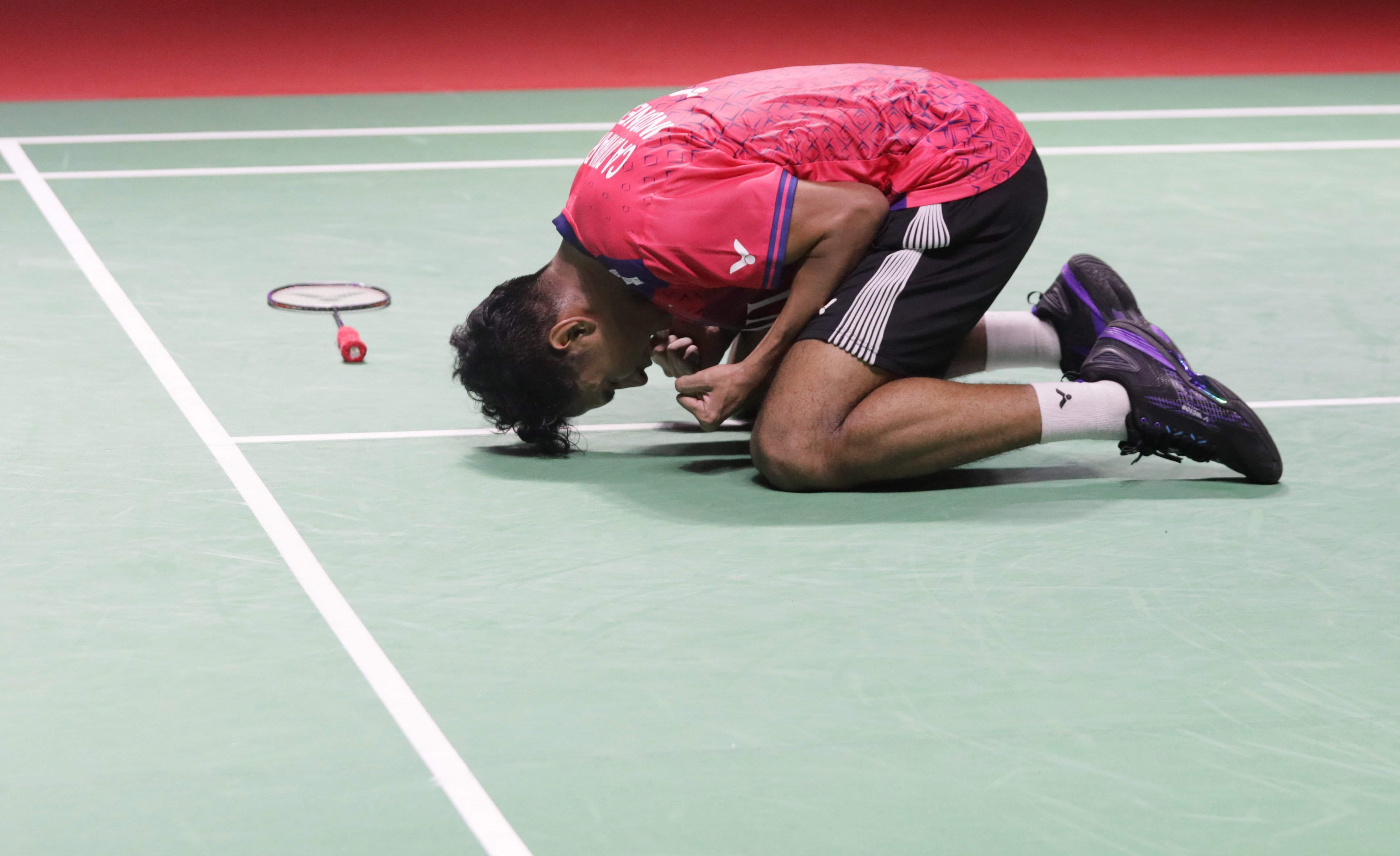 Pebulu tangkis tunggal putra Indonesia Chico Aura Dwi Wardoyo.