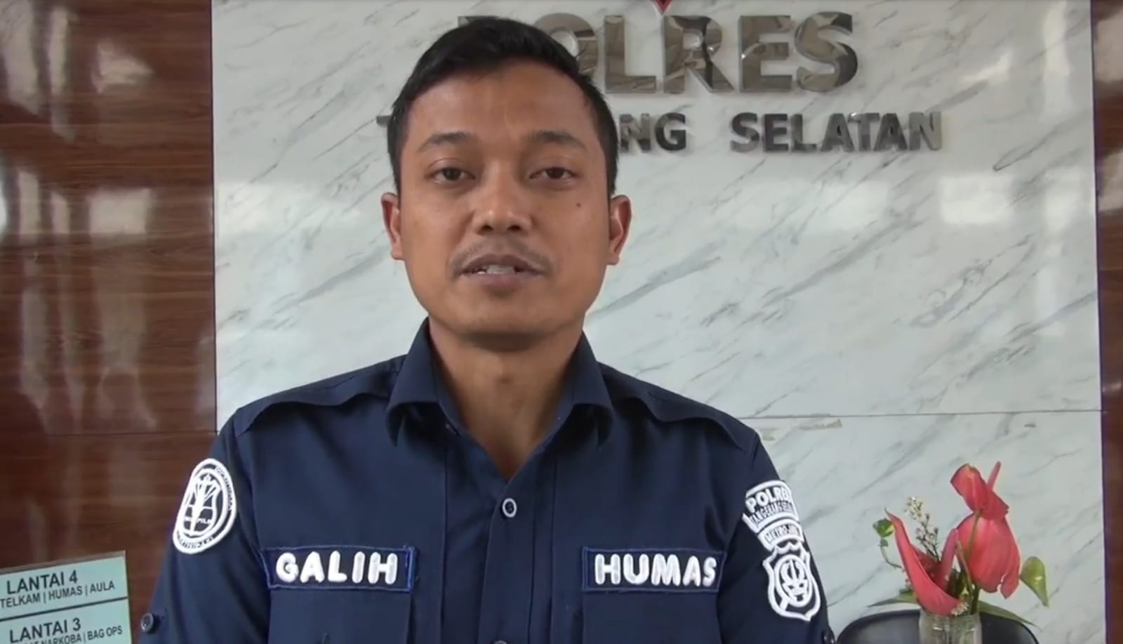 Kasi Humas Polres Tangsel, Ipda Galih Dwi Nuryanto.