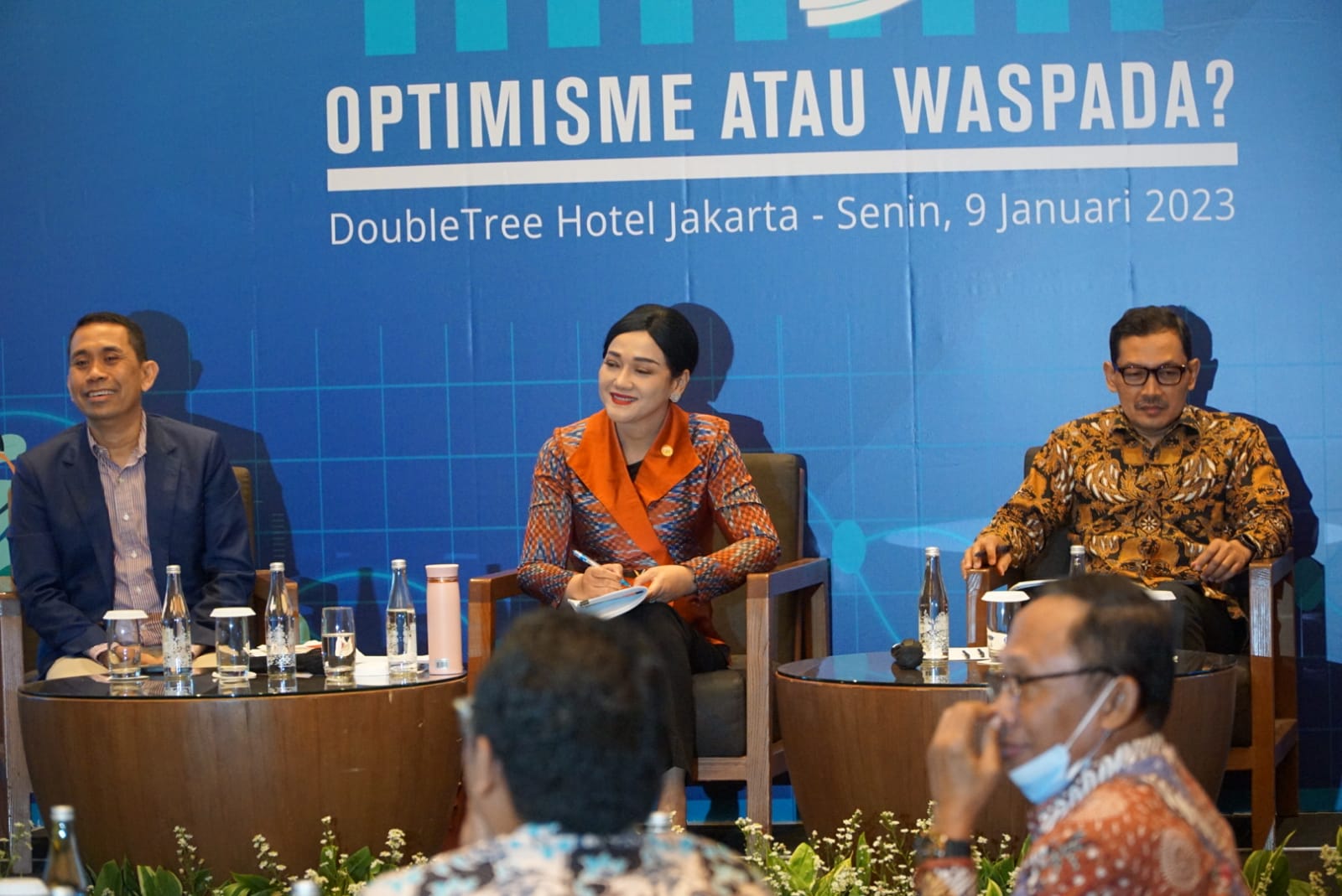 Forum Economic Outlook 2023: Optimis atau Waspada digelar HIPKA (Himpunan Pengusaha KAHMI) digelar di Menteng, Jakarta. Senin (9/1). 