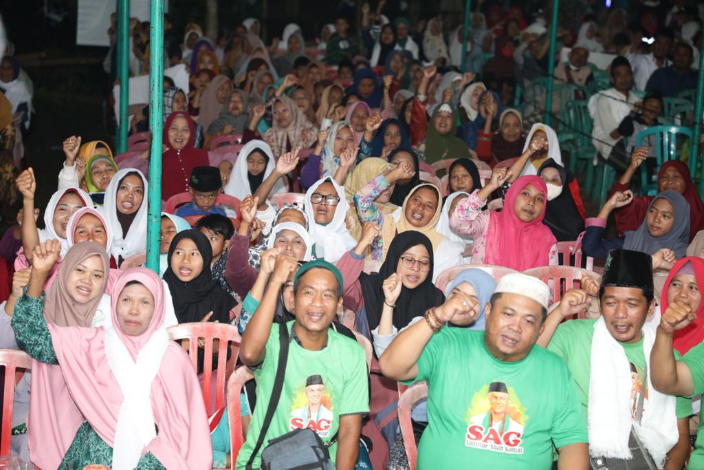 Momentum awal tahun 2023 dimanfaatkan Relawan Santrine Abah Ganjar (SAG) bersama santri dan ulama Kabupaten Boyolali menghelat 