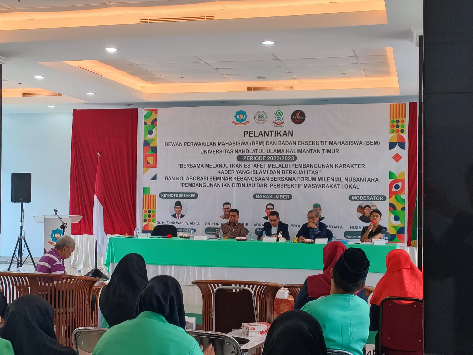 Forum Milenial Nusantara kembali menggelar seminar bertema Pembangunan IKN Ditinjau dari Perspektif Masyarakat Lokal di Kampus UNU Kaltim