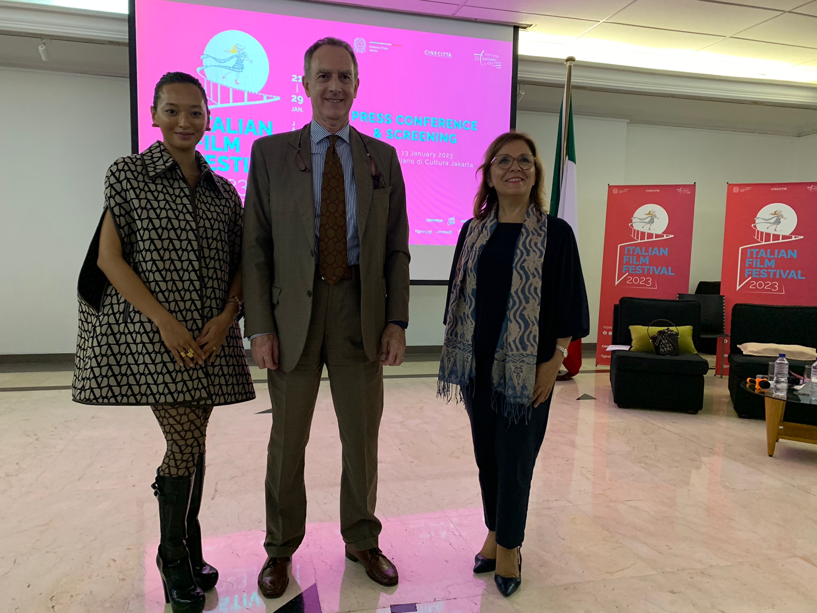 Konferensi pers Festival Film Italia 