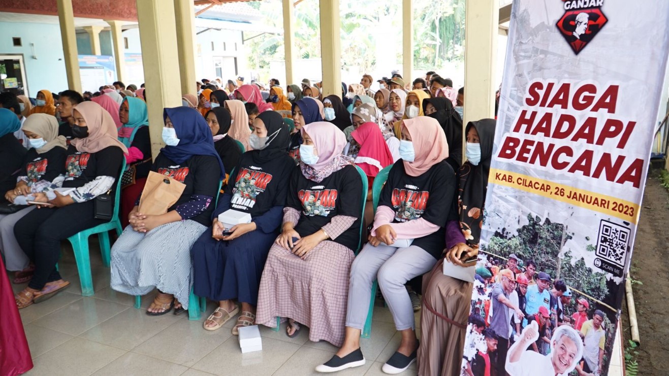 Kegiatan Sahabat Ganjar di Cilacap