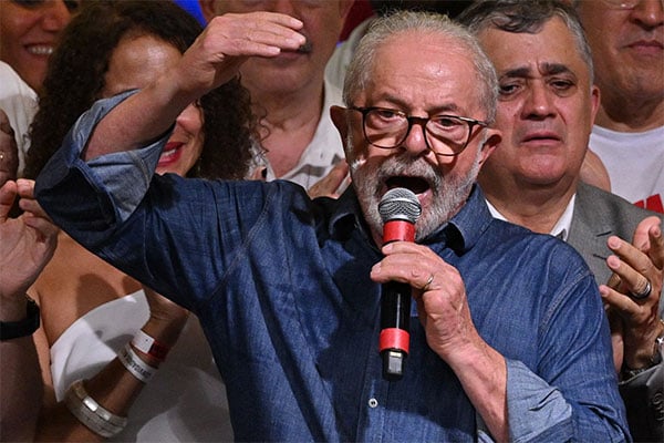 Presiden baru Brasil Luiz Inacio Lula da Silva.